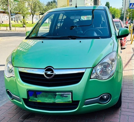Opel Agila cena 13000 przebieg: 116500, rok produkcji 2008 z Łódź małe 37